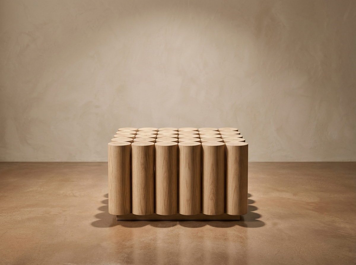 Ceppo Quadro Square Coffee Table — Naturale