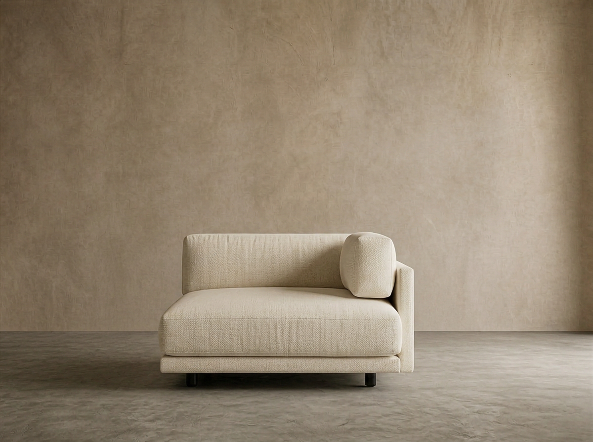 Cumulus Chaise — Creme Linen