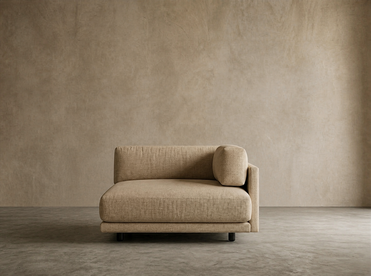 Cumulus Chaise — Sand Linen
