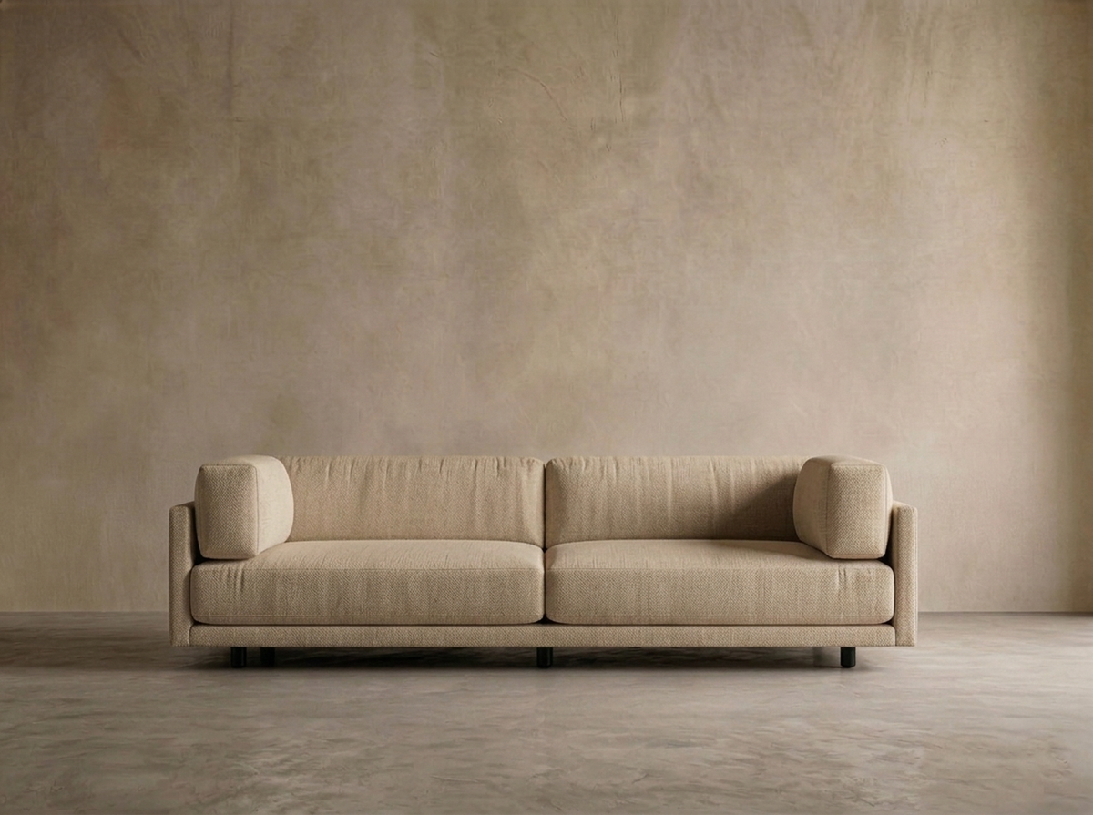 Cumulus Sofa 105 — Sand Linen