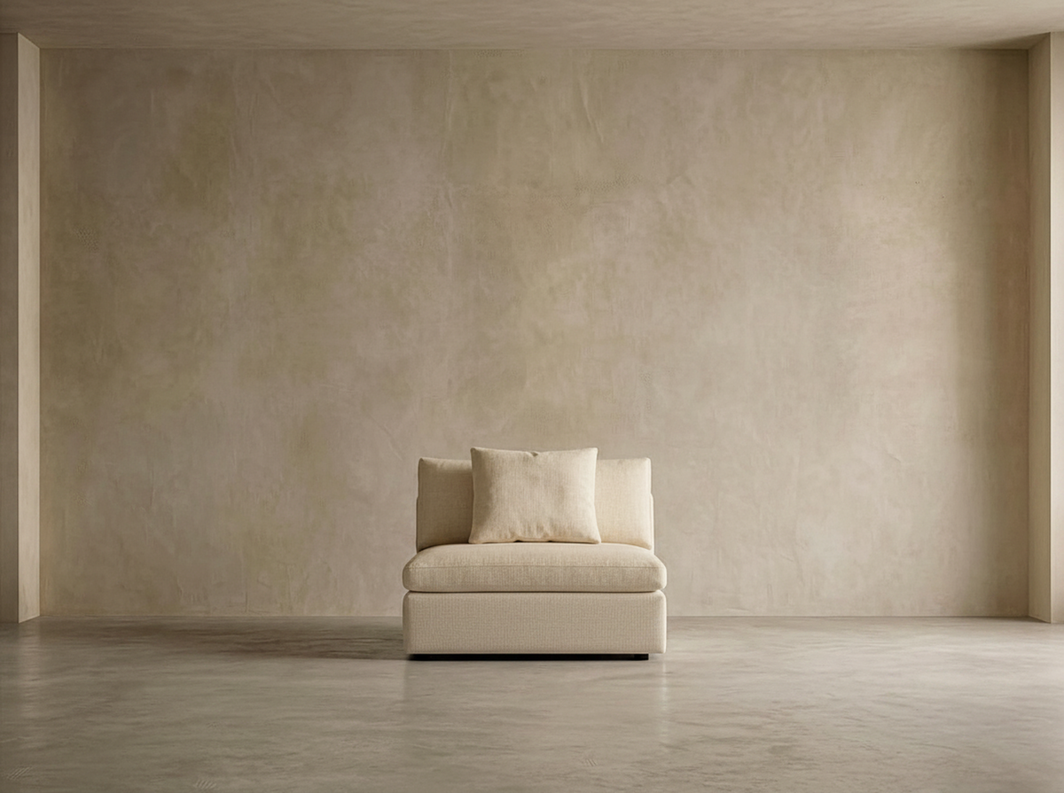 Cushing Armless Module — Ivory Linen