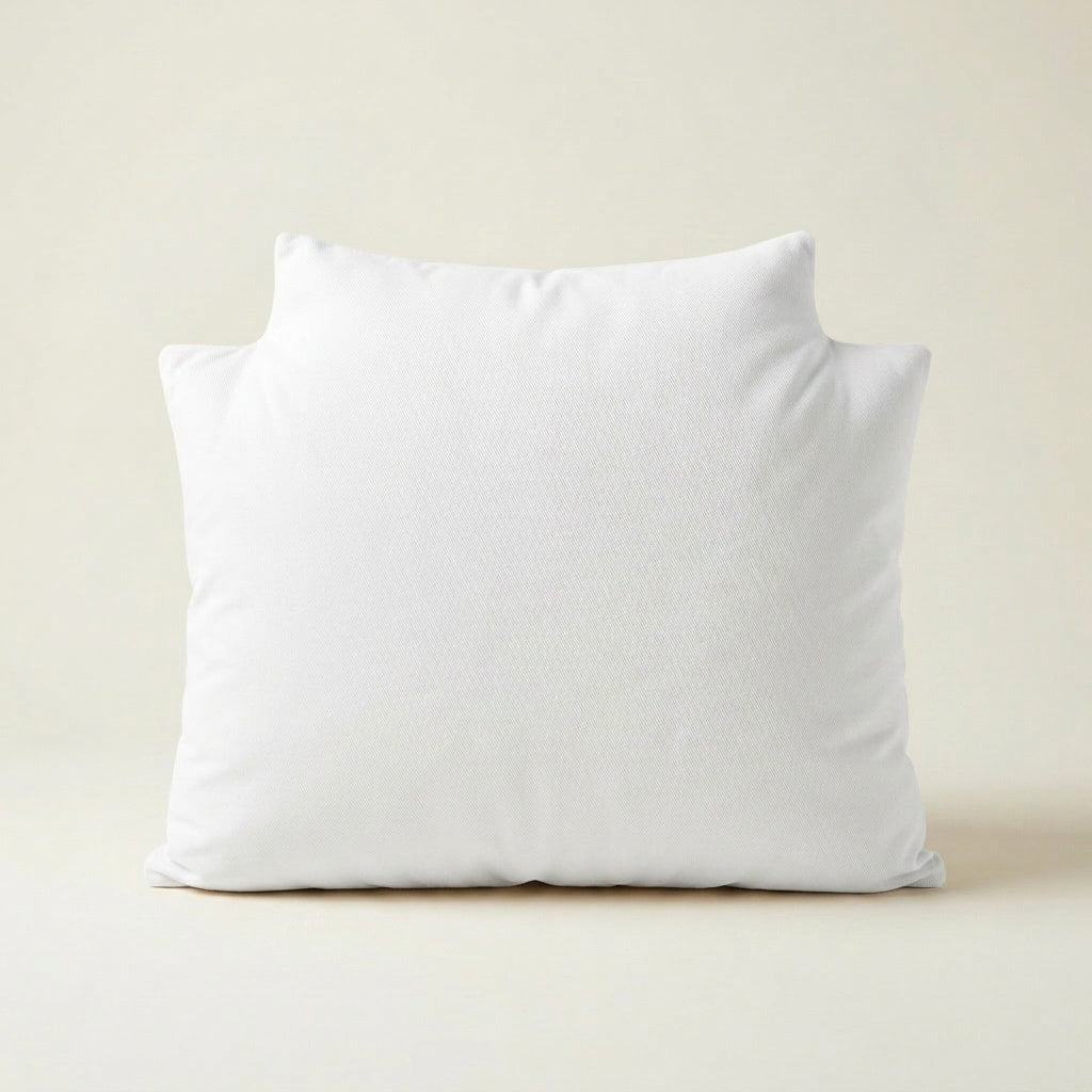 Dorm Headboard Pillow — Snow