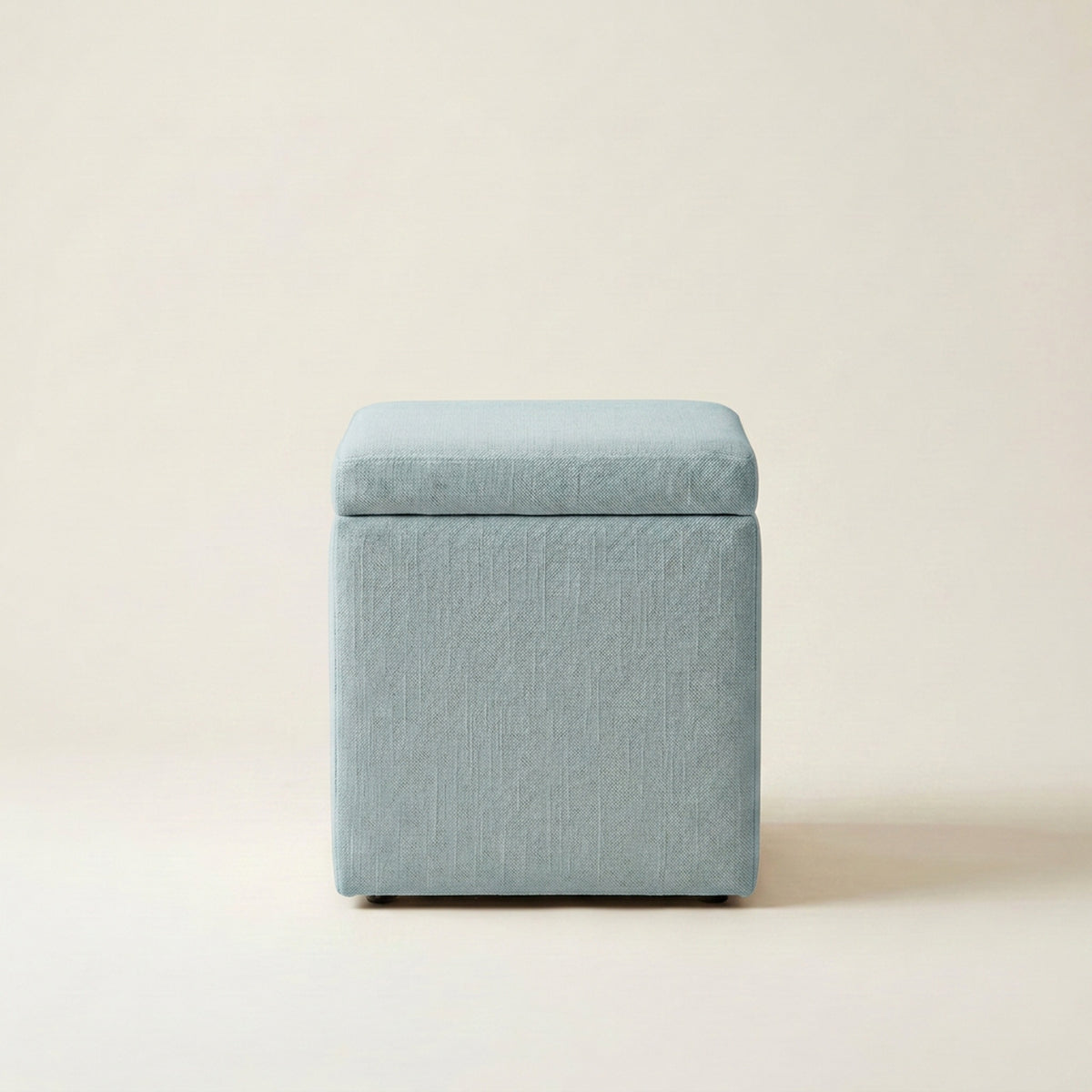 Dorm Square Storage Ottoman — Cloud