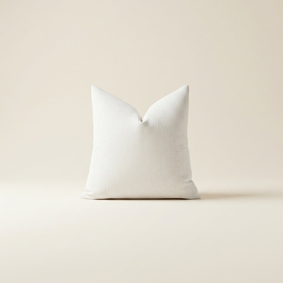 Designer Throw Pillow — Snow