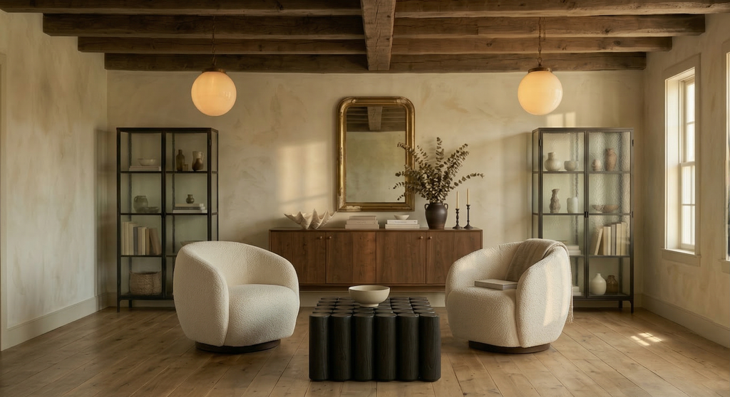 Nuvola Poltrona Curved Chair — Lifestyle