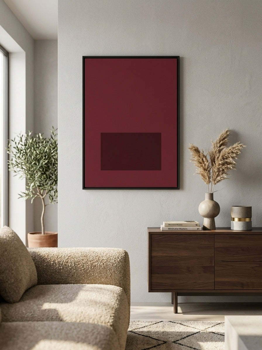 Chroma Bordeaux — Modern Frame